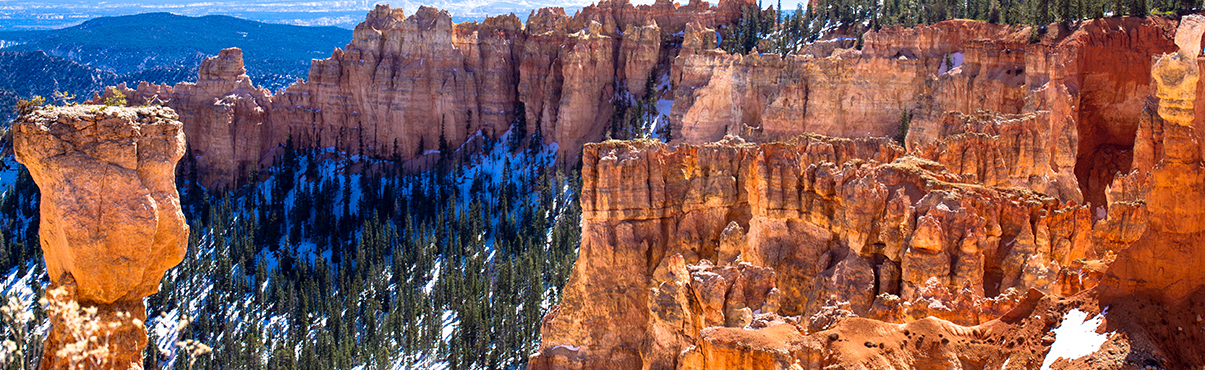 Bryce Canyon National Park in winter