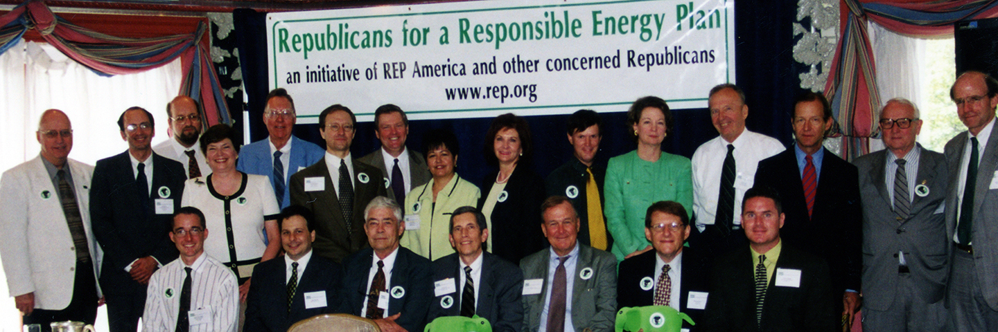 Participants at REP's 2001 "Republicans for a Responsible Energy Plan" conference in Washington, DC.